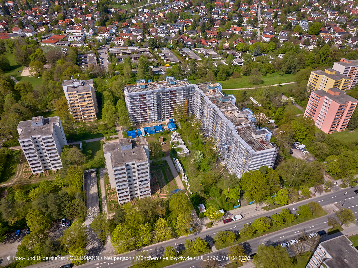 04.05.2023 - Sanierung am Karl-Marx-Ring 11-21 in Neuperlach